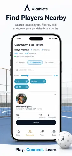 AIthlete home screen