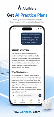 AIthlete Smart Coaching screen